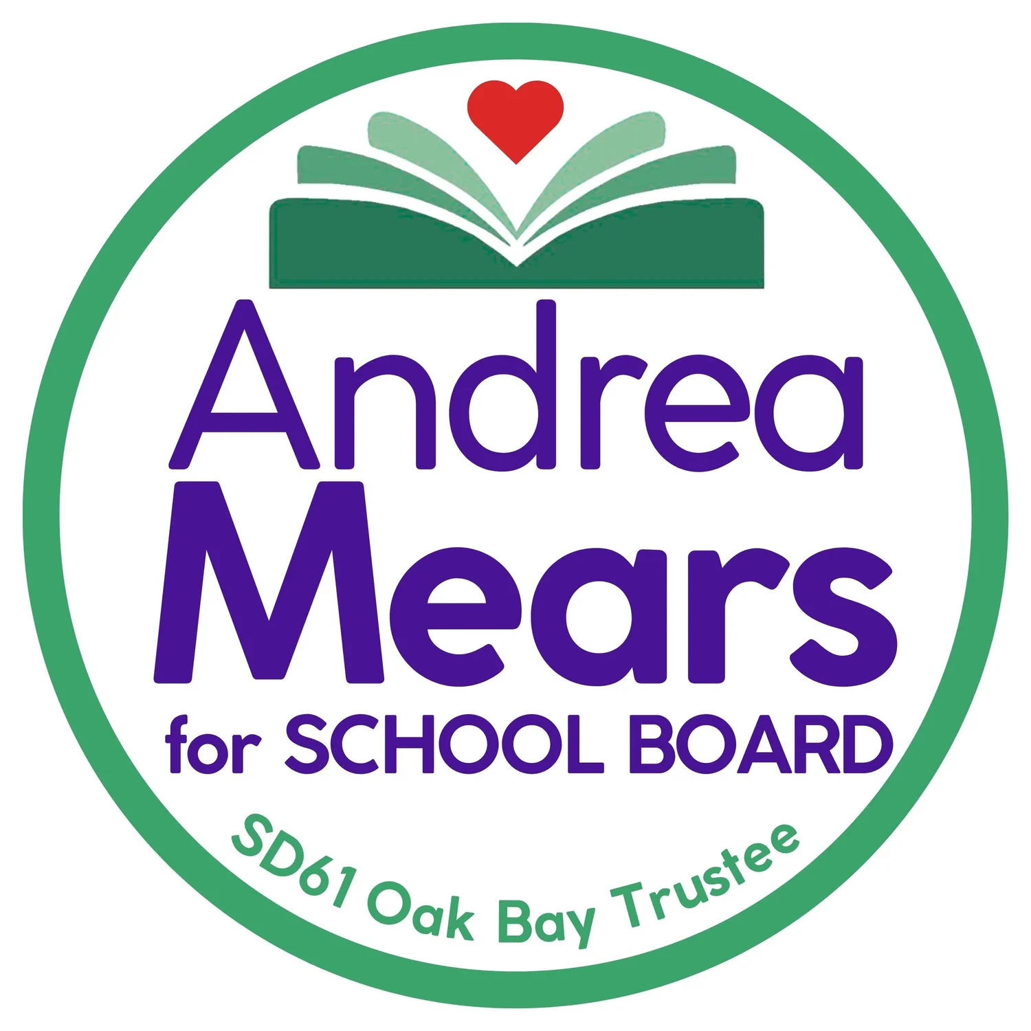 Andrea Mears for School Board - SD61 Oak Bay Trustee