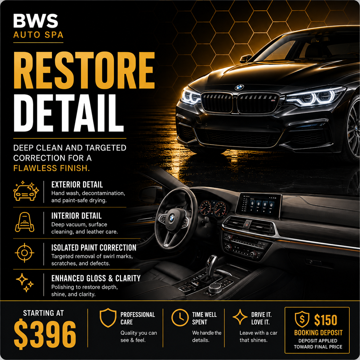 RESTORE DETAIL — BOOKING DEPOSIT
