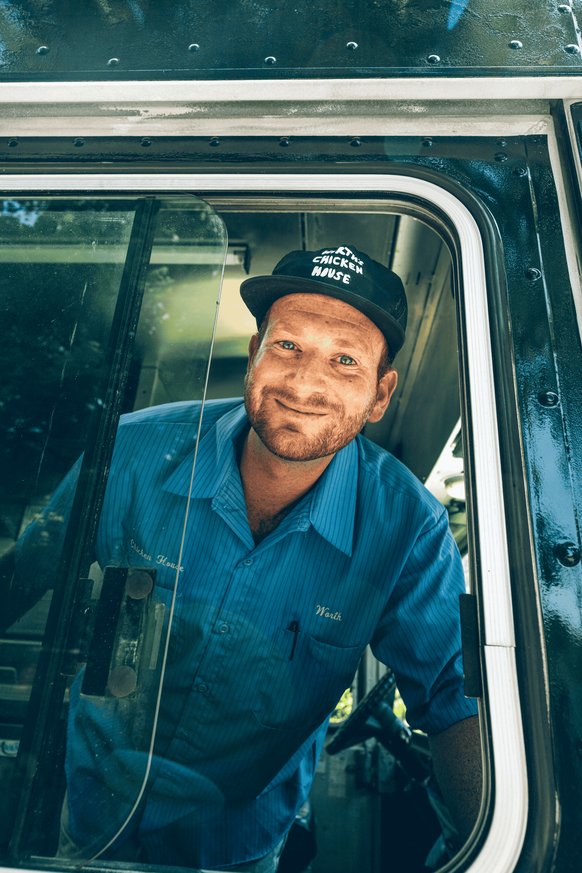 Worth McFall, owner of Worth's Chicken House Food Truck