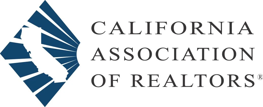 Logo of the California Association of Realtors, C.A.R. featuring a stylized map of California in blue and the organization's name in black text.
