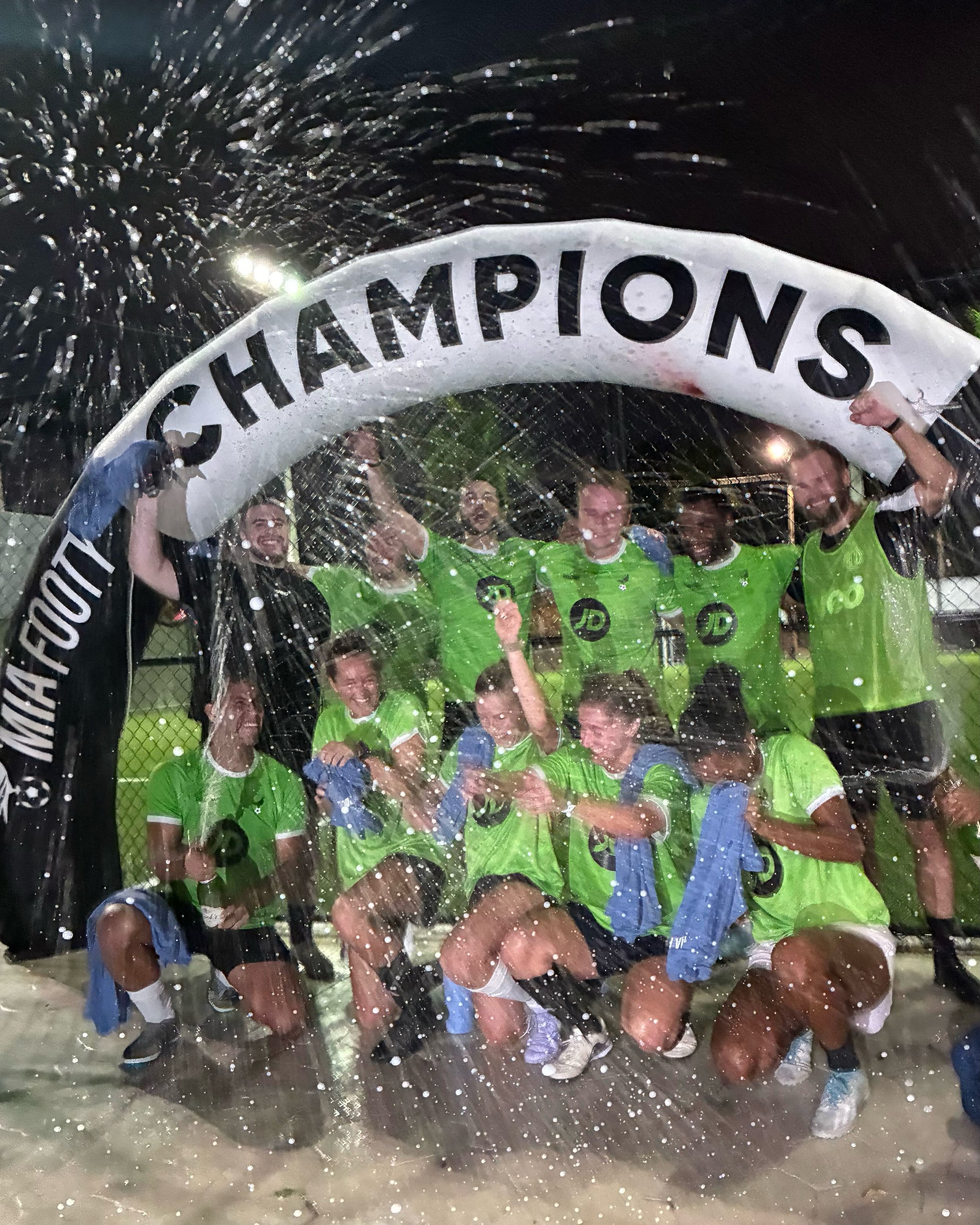 🏆 YOUR ULTIMATE @miafooty CHAMPS: 

💚 VEO FC 💚

6 teams - the top one from each of our leagues - came together for a free tournament to determine the MIA Footy Ultimate Champ and Veo (green jerseys) left with the bragging rights. ⚽

First ever tou