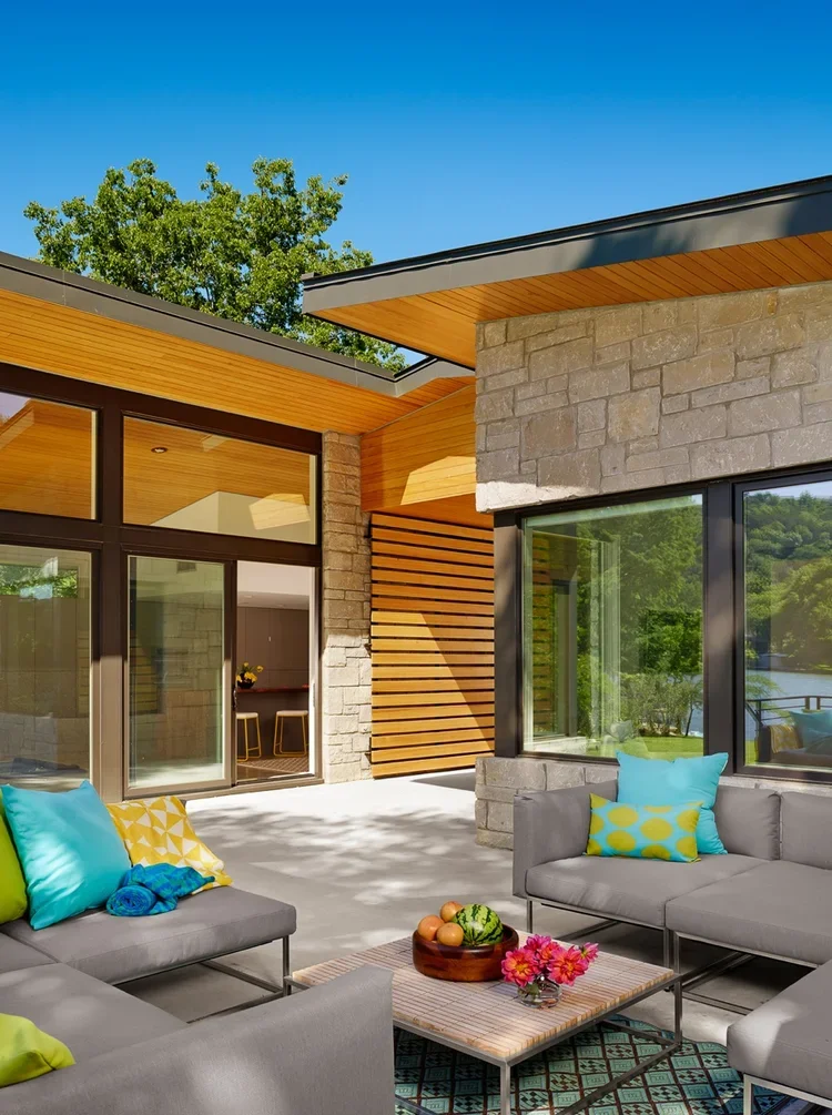 tuart Sampley Architect - Austin, TX - Ski-Shores-patio