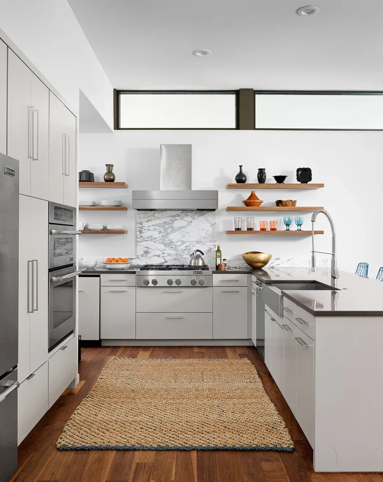 tuart Sampley Architect - Austin, TX - Dexter-rear-kitchen