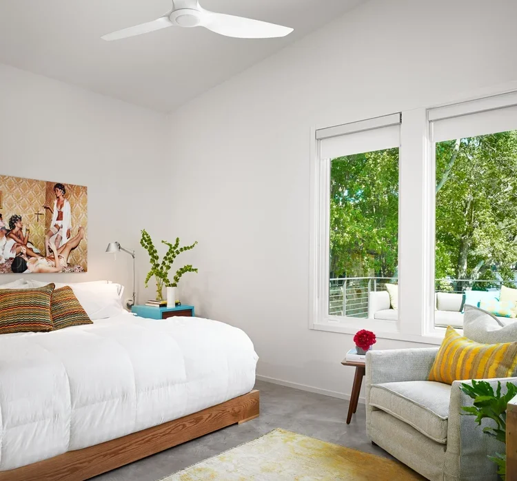 tuart Sampley Architect - Austin, TX - Ski-Shores-bedroom