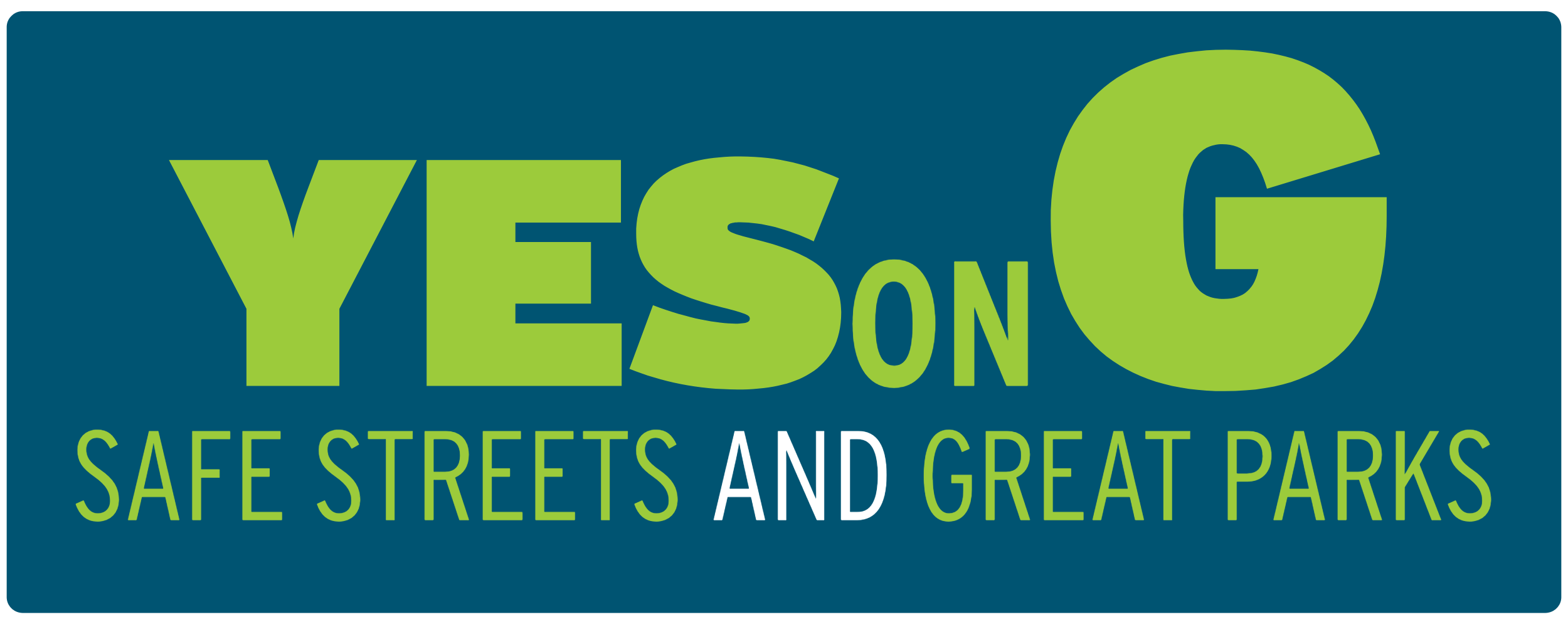 Yes on G – Great Highway for Everyone logo