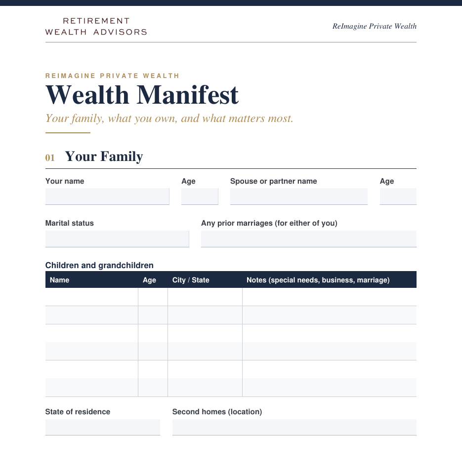 The Wealth Manifest