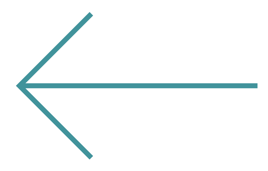 Left-pointing arrow with three lines indicating movement or direction.
