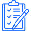Checklist with checkmarks and a pen