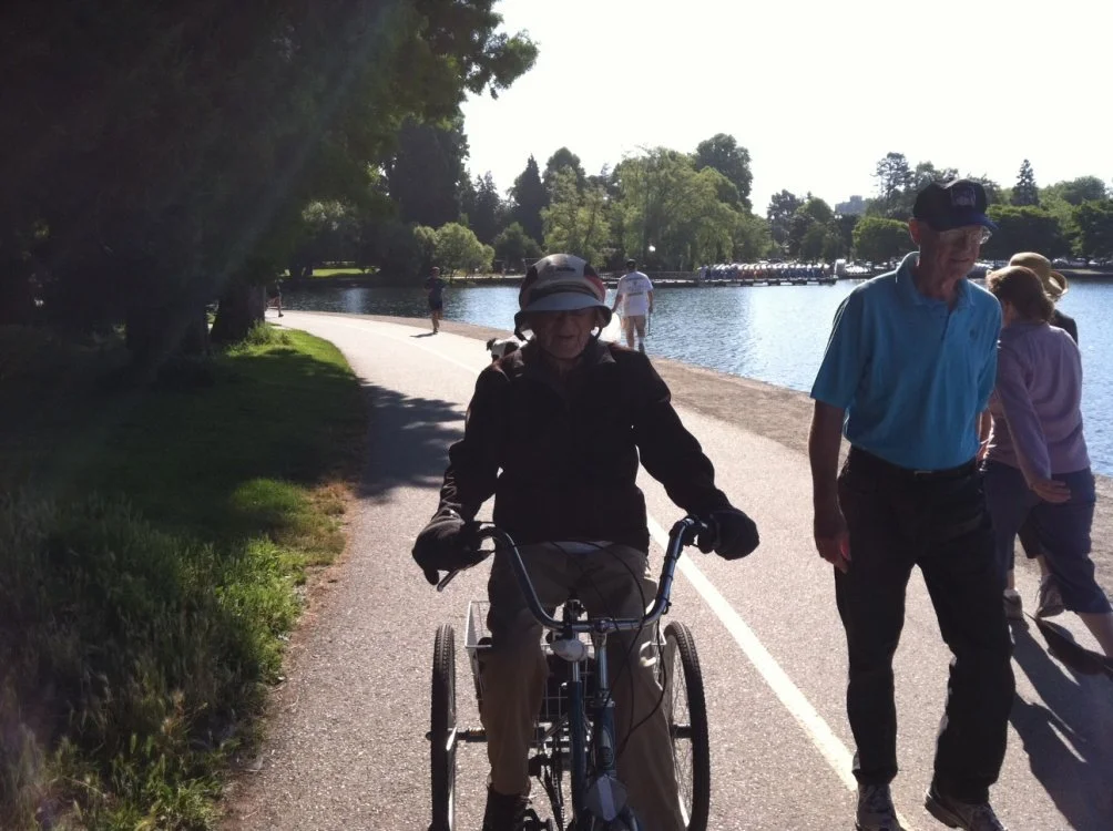 90-year-old still cruising Greenlake