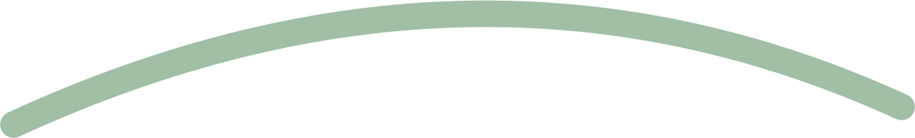 A light green curved bar on a black background.