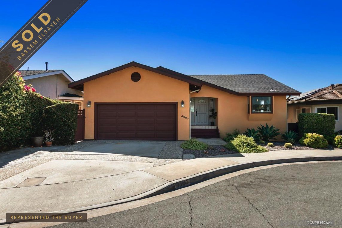 4607 Janet Pl San Diego, Ca 92115--4 Bedrooms, 3.5 Bath--2,617 SqFt--Sold 12/21/2020 for $1,008,298--Paid 9.89% under asking