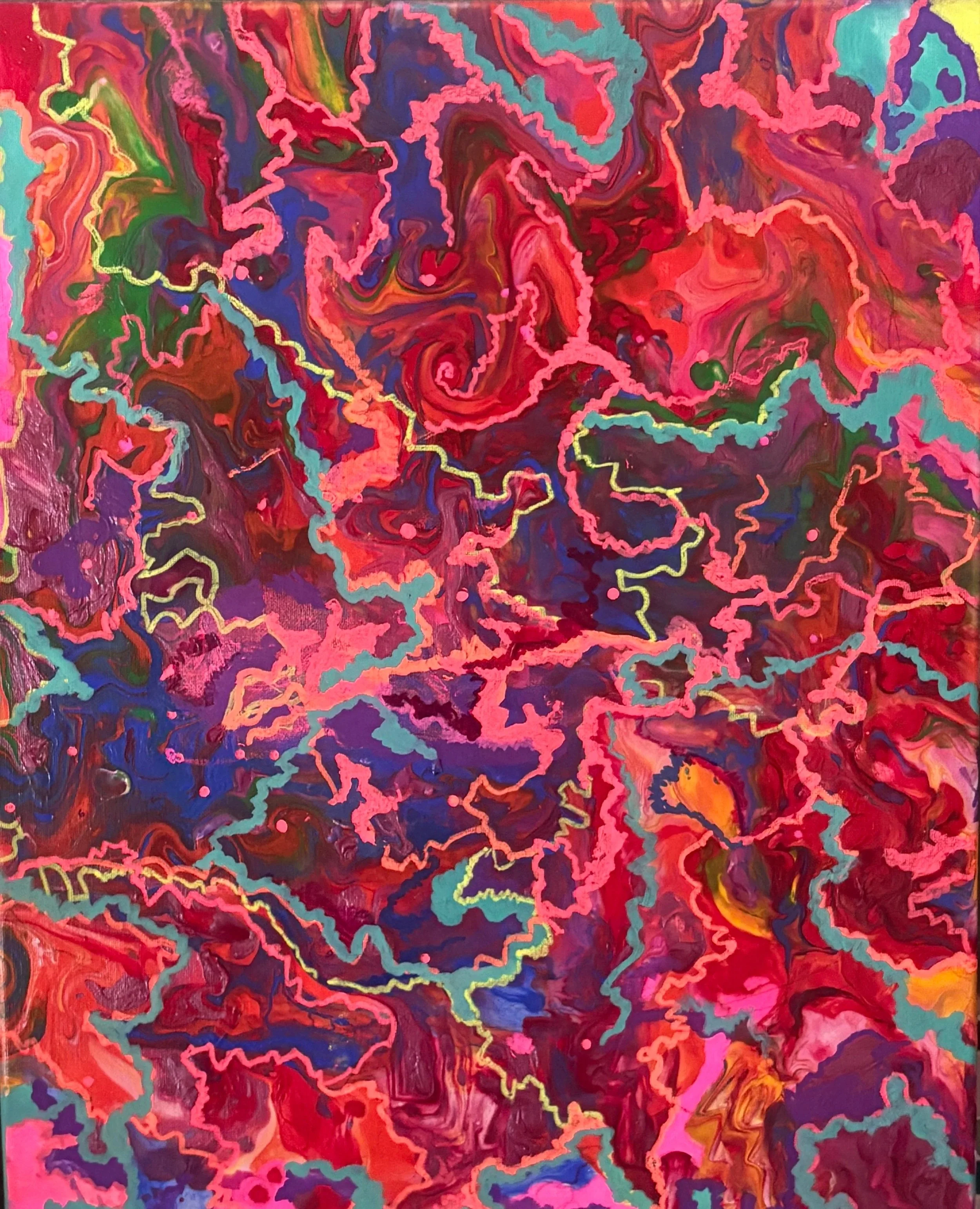 Lava's Flow, 2026, available as print and original