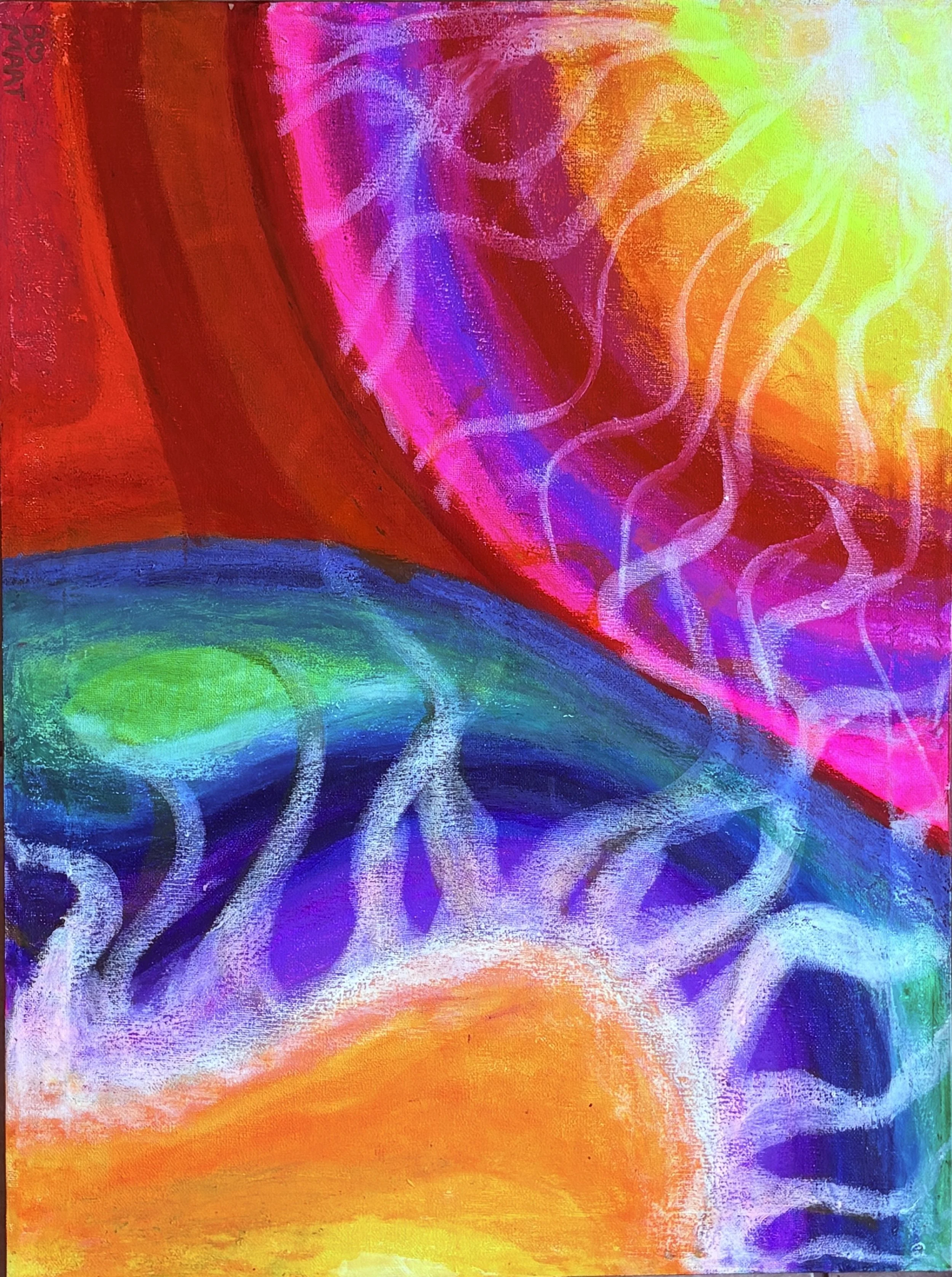 Interplanetary Embrace, 2025, available as print and original