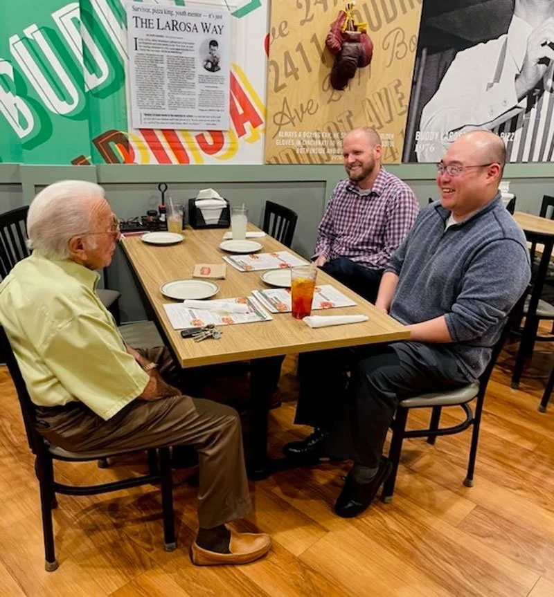 Financial advisors collaborating with business owners on strategy, growth, and financial operations
