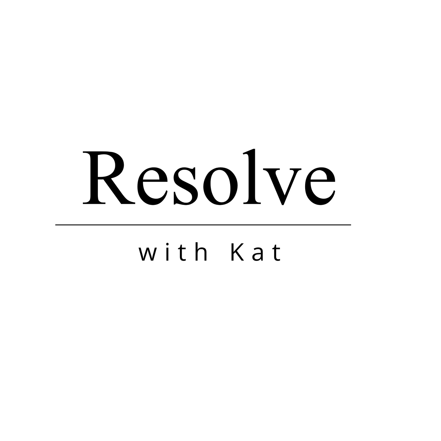 Resolve with Kat