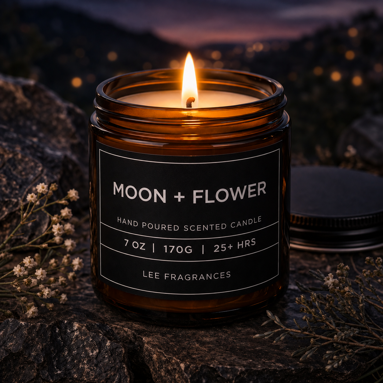 Moon + Flower