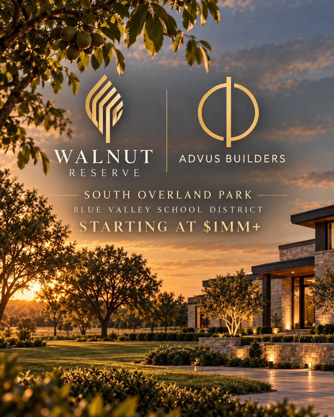 Advus Builders Is Coming to Walnut Reserve in Overland Park