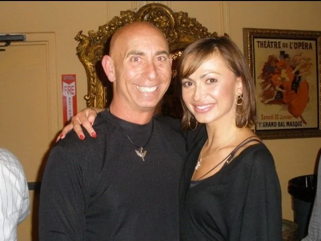 Karina Smirnoff (Dancing with the Stars) and Jeff Sandler, Co-Owner of Goldcoast Ballroom