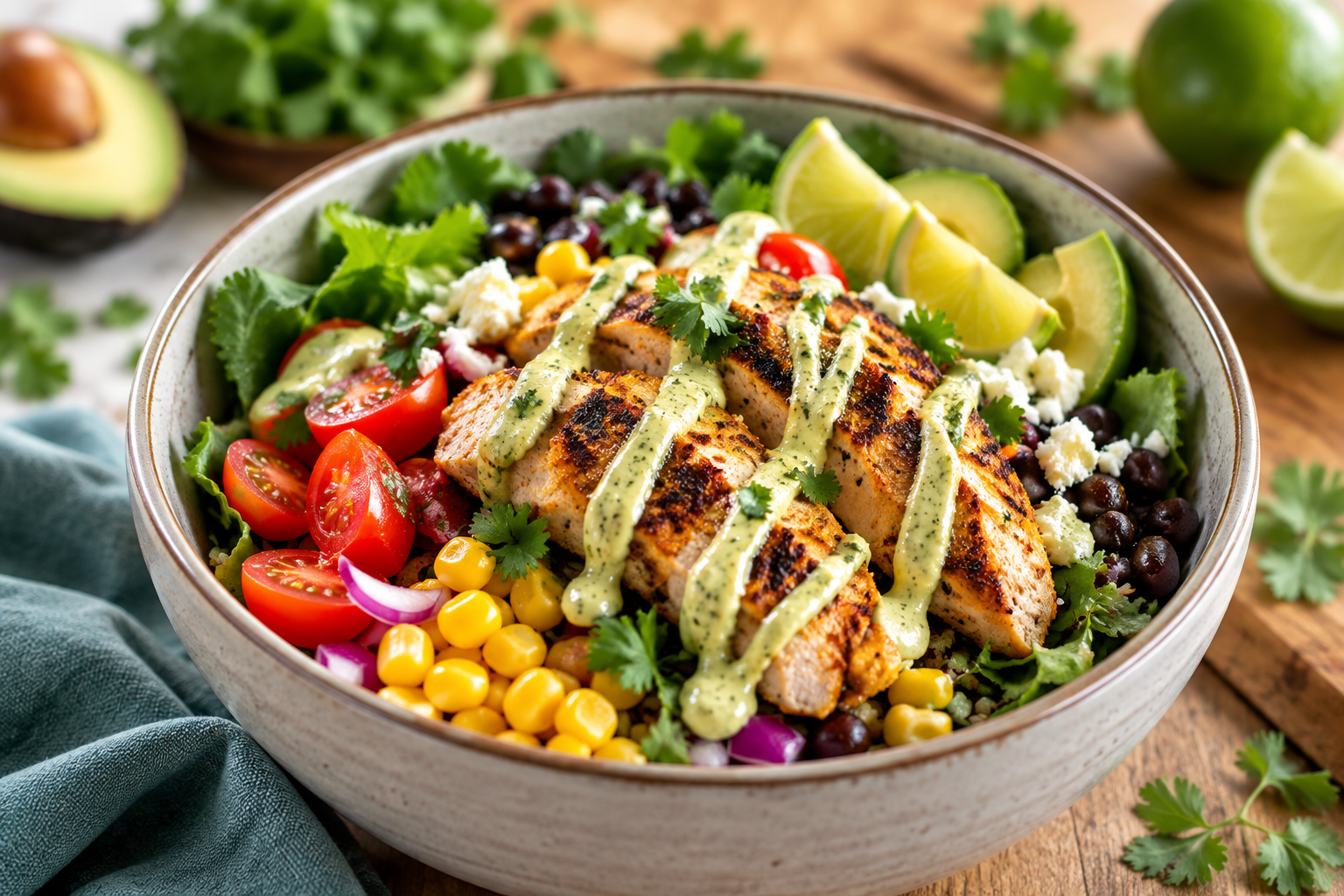 Southwest Chicken Power Bowls