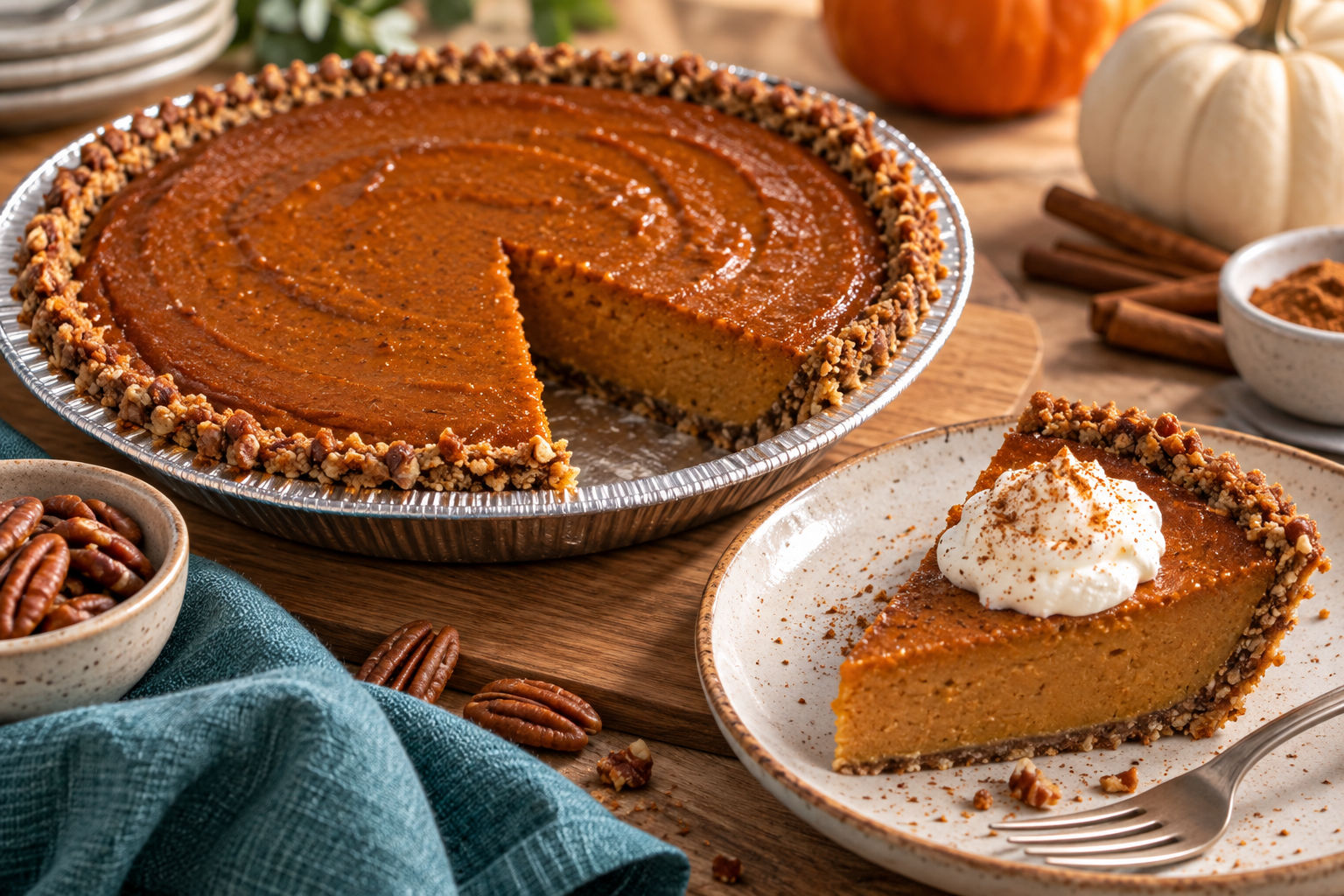 Sugar-Free Pumpkin Pie