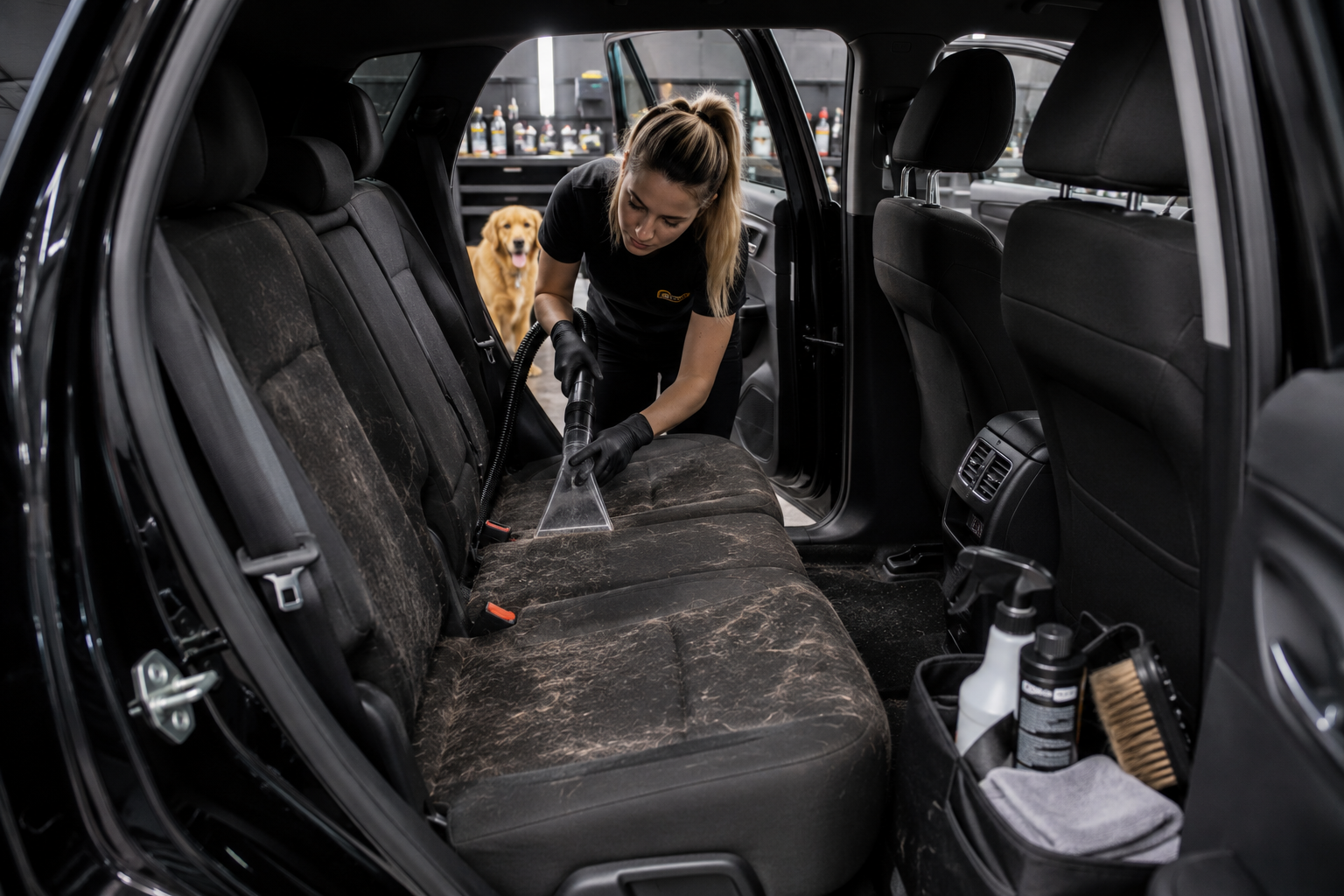 Pet Hair Removal Detail