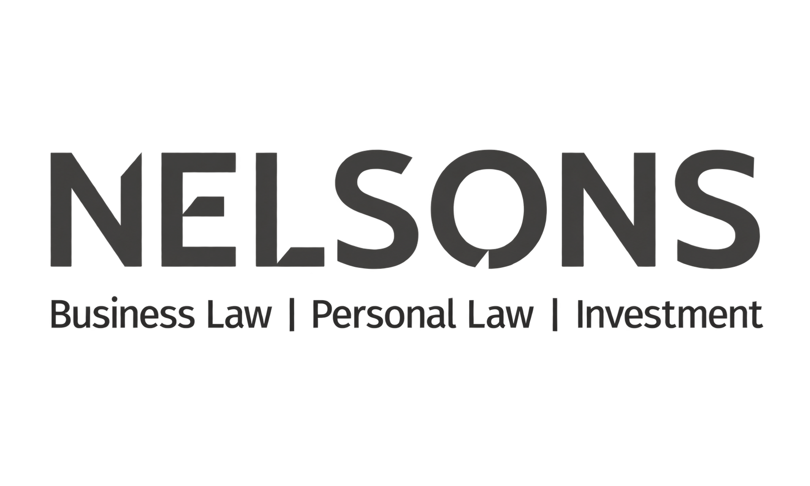Nels Olson logo with the text 'Business Law | Personal Law | Investment' below the name.