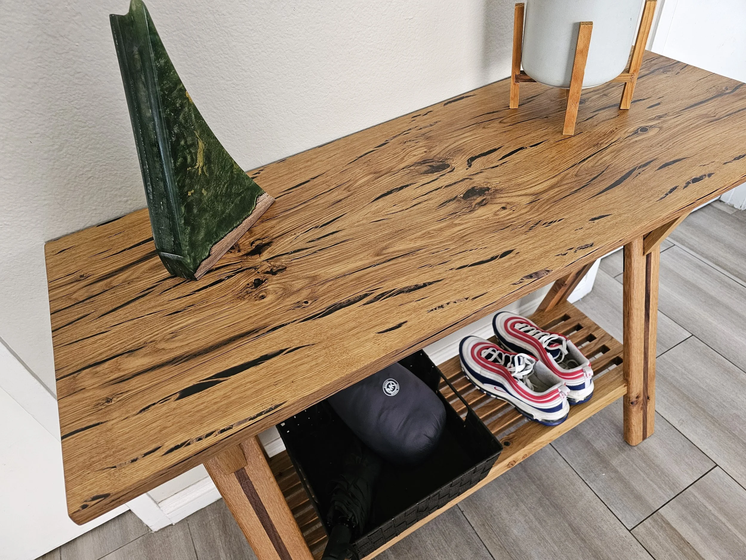 White Oak Display Table