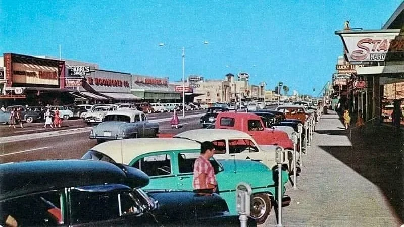 Vintage Mesa street photo:
Historic downtown Mesa, Arizona street scene representing Nikki’s Mobile Notary AZ service area.