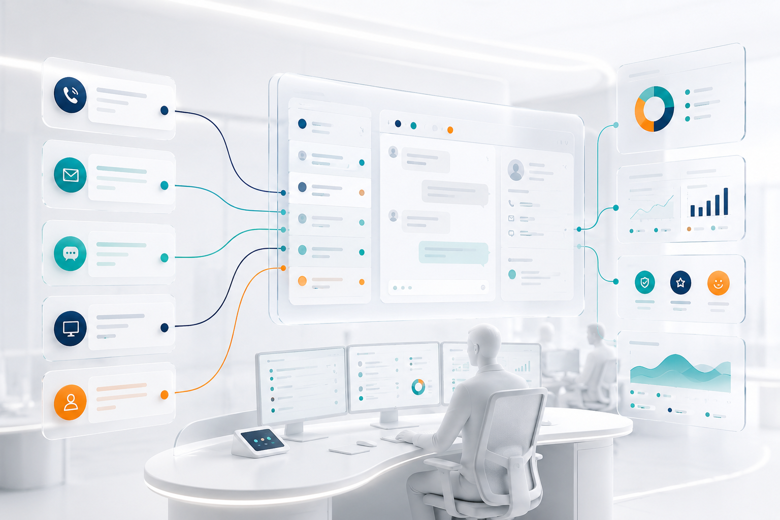 Unified contact, service and operational intelligence for complex organisations