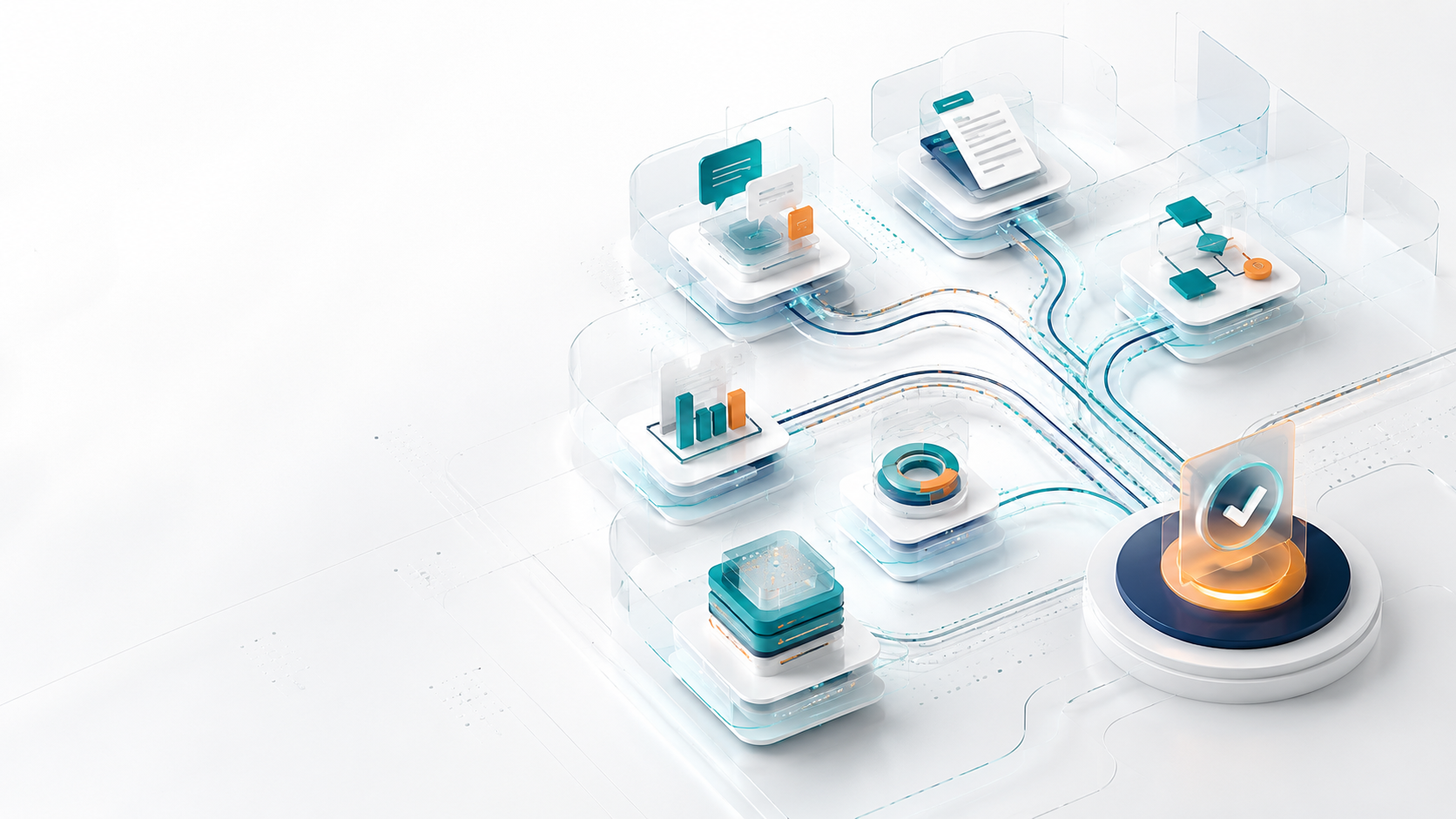 Connected Vertergi Intelligence modules supporting governed organisational decisions