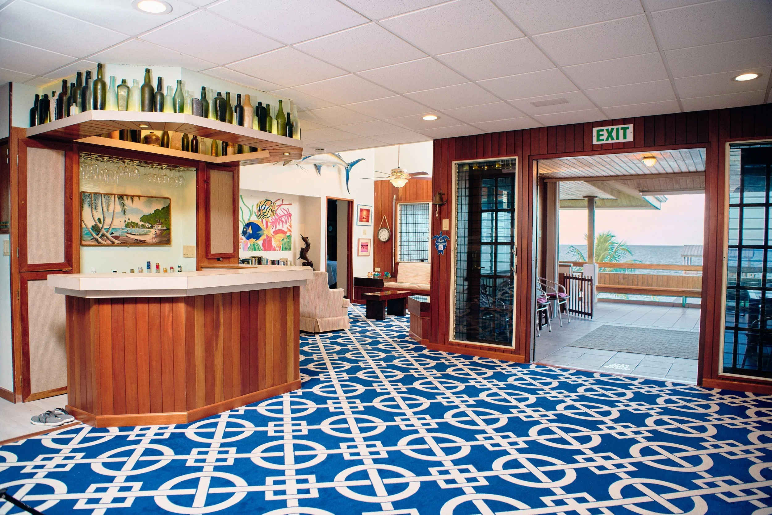 Casa Al Mar Living Room and Balcony