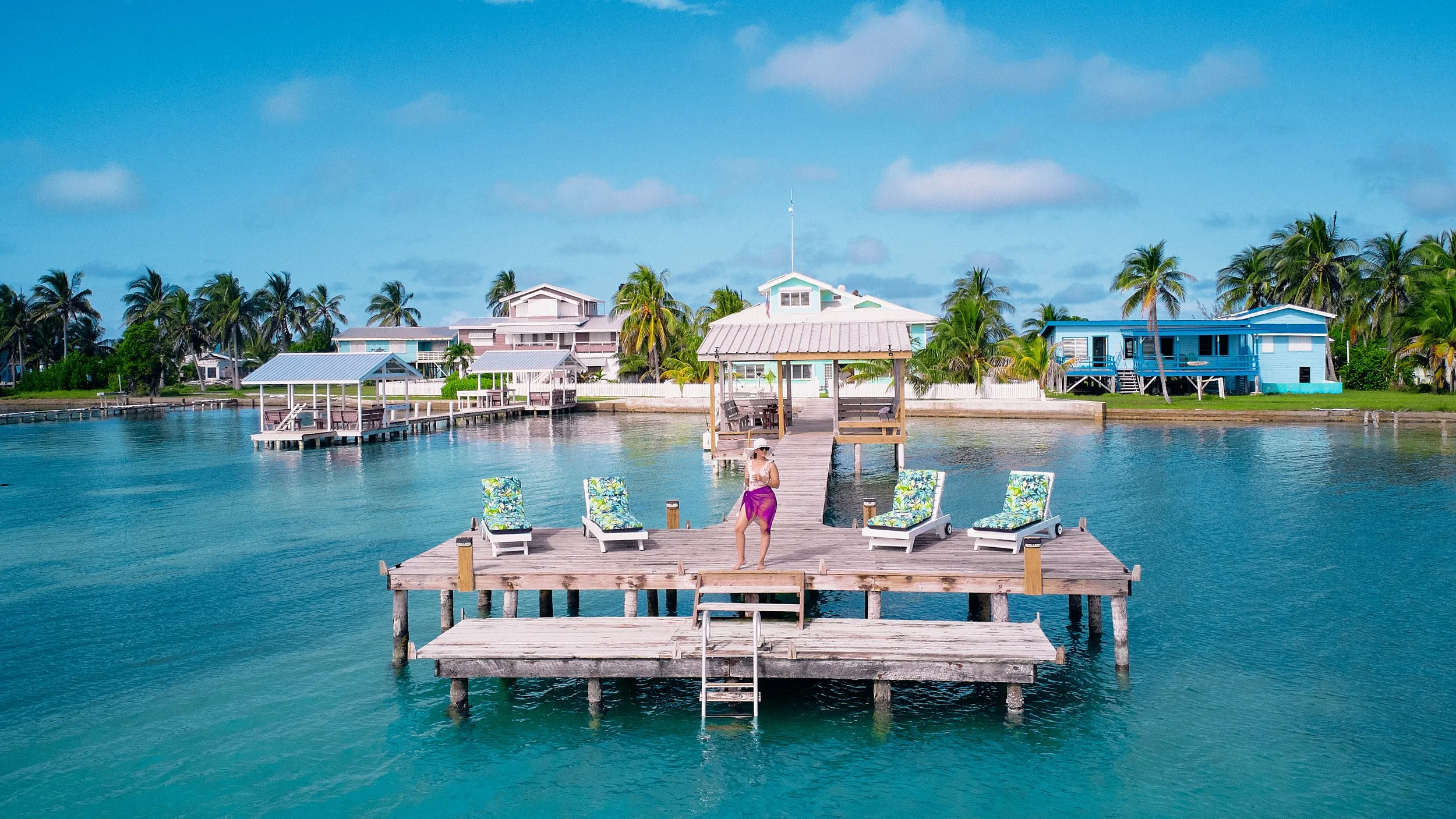 Your private dock and sunning deck at Casa Al Mar