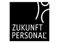 Schwarz-weiße Grafik mit dem Text 'Zukunft Personal'