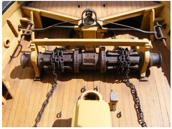 Guía para la fabricación de cadenas de eslabones para maquetas de barcos a escala.