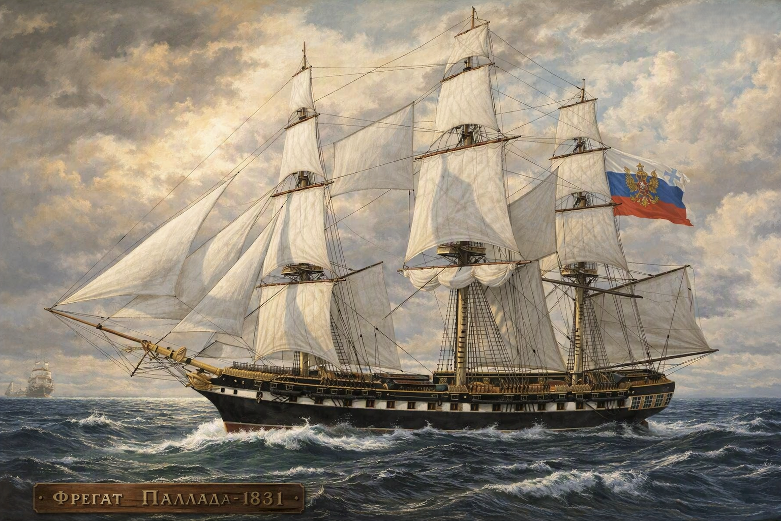Fragata rusa Pallada 1831