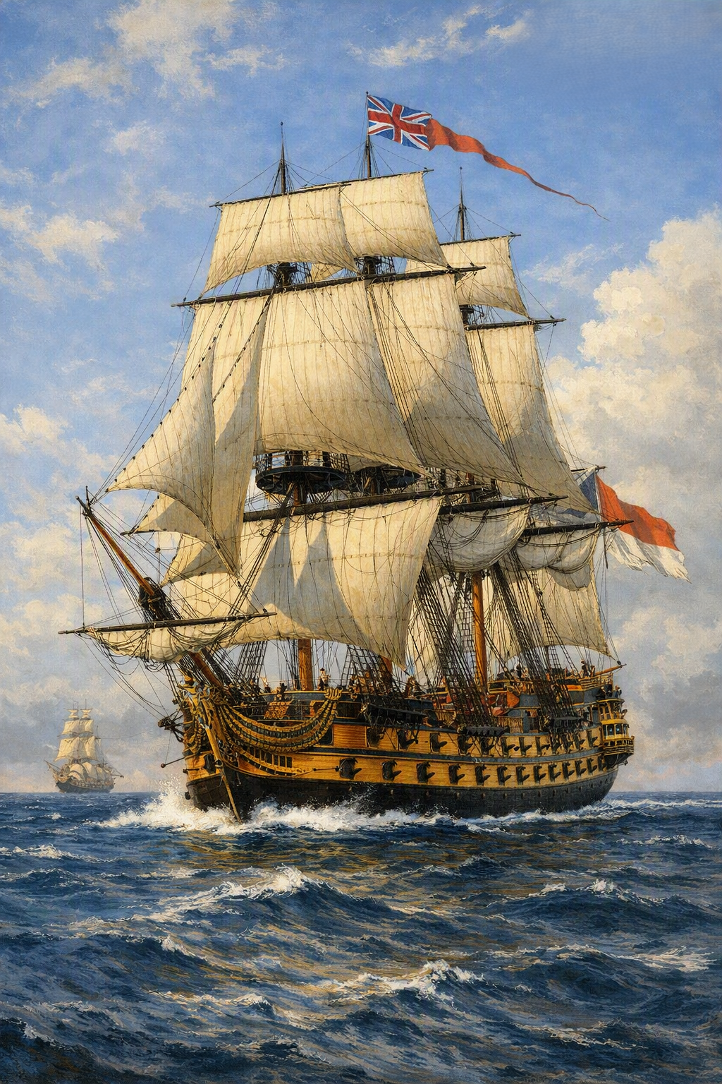 Fragata inglesa HMS Ajax - 1767