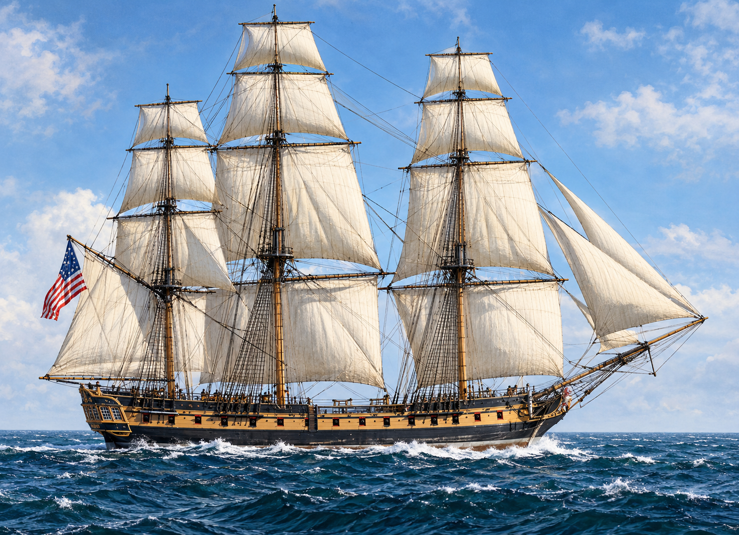 Fragata USS Raleigh (32 guns) 1776
