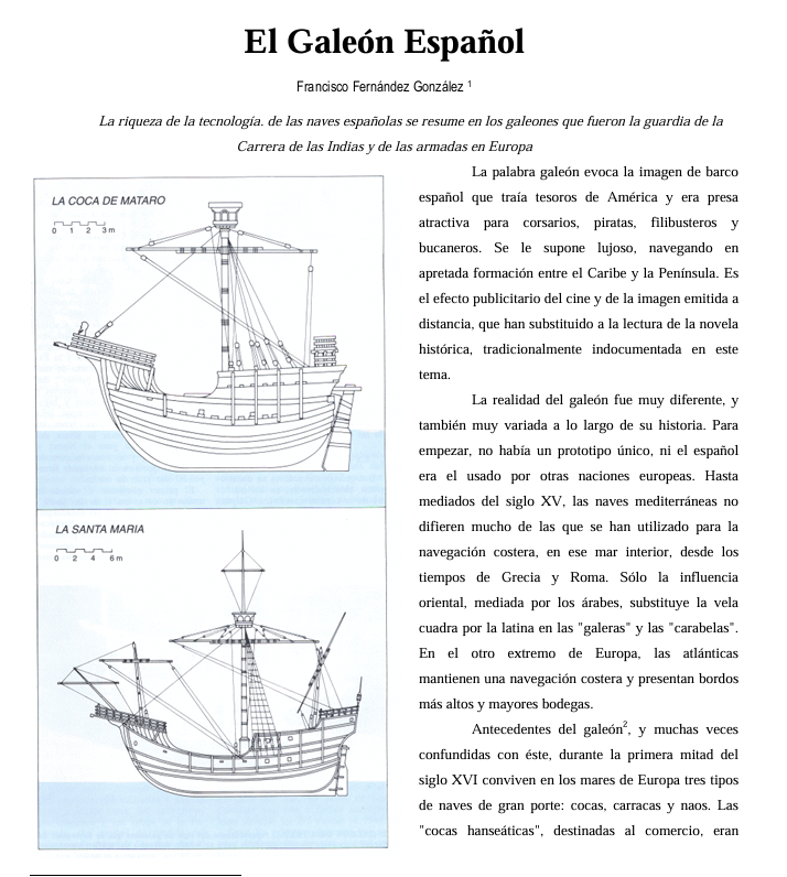 El Galeon español