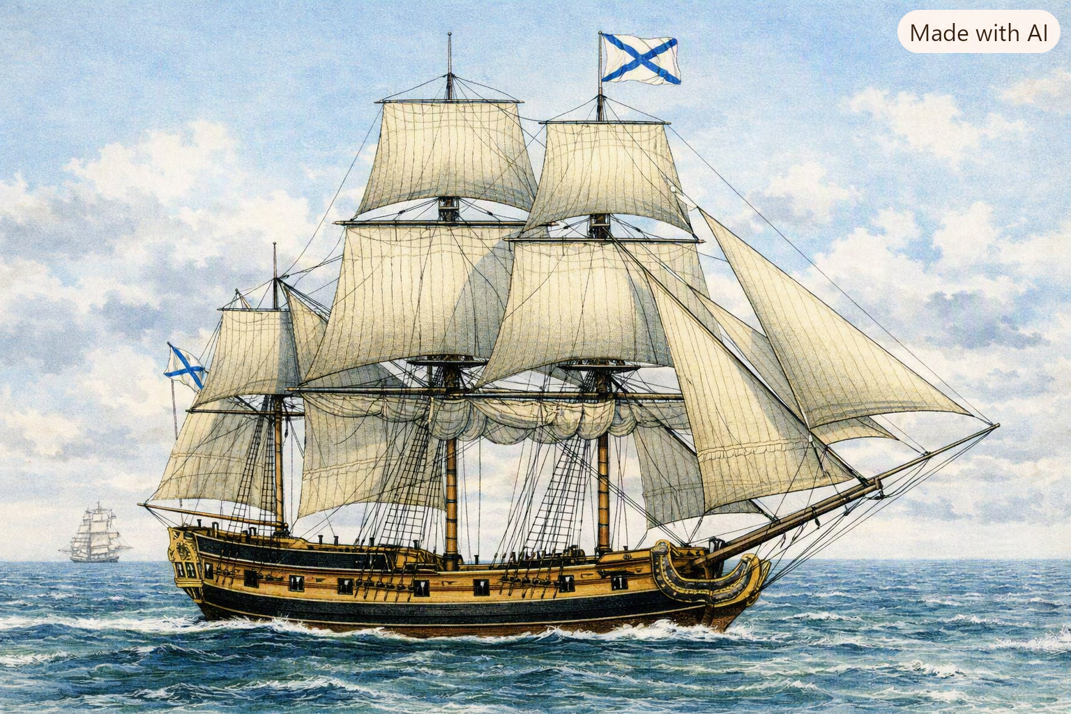 Bergantín Arkhangelsky Gukor 1736