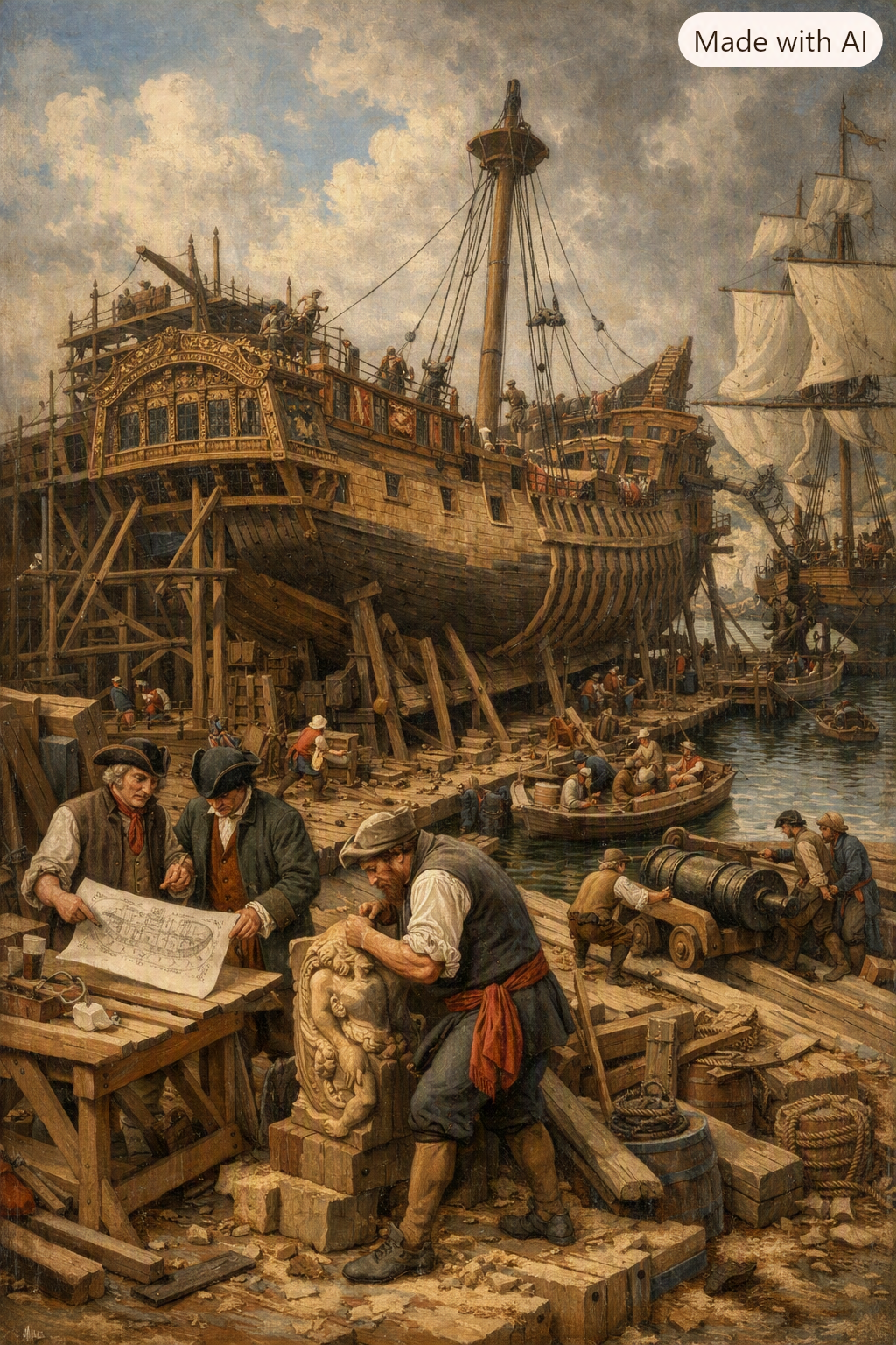 Construccion y Arte Naval del Siglo XVIII