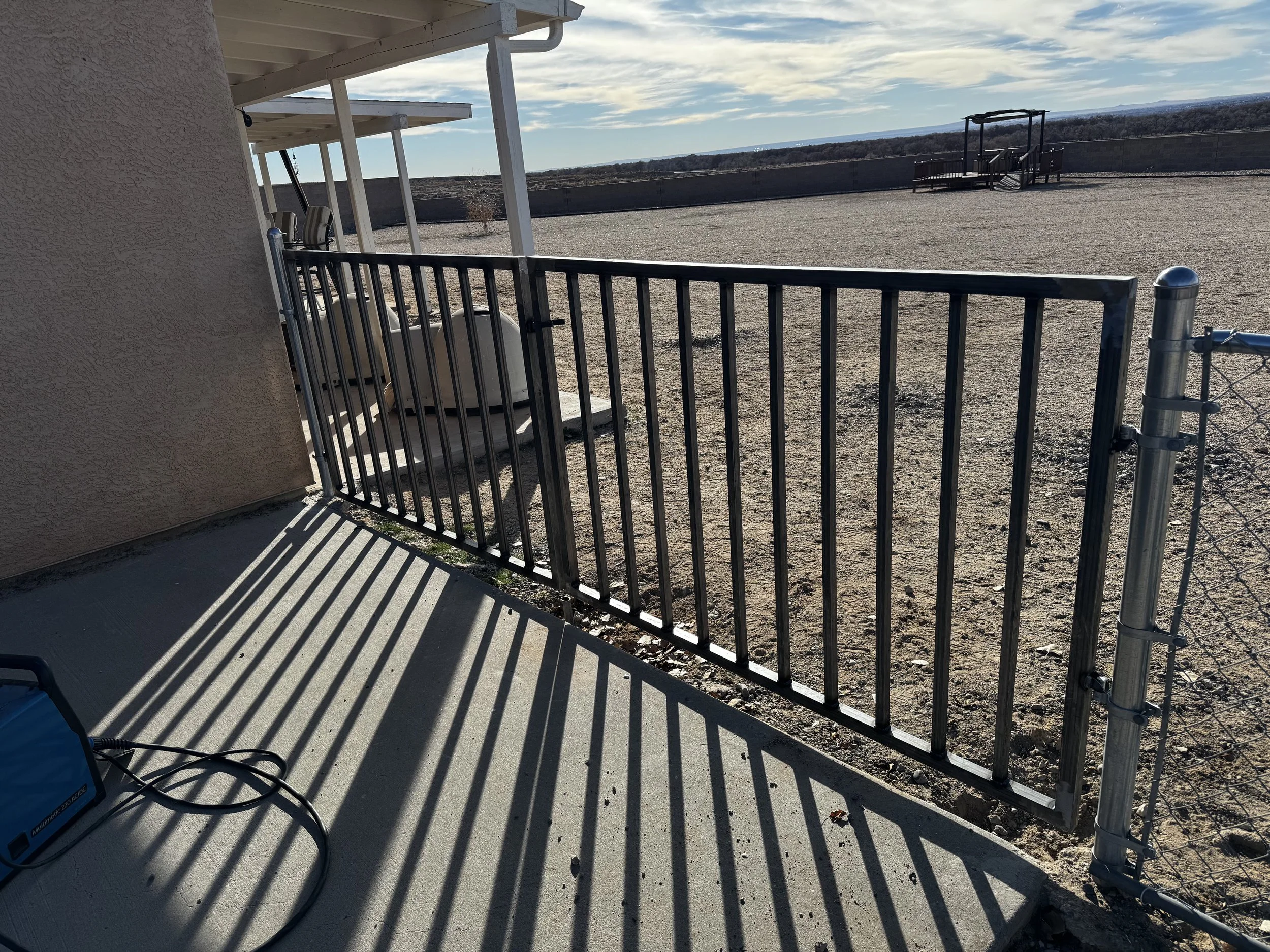 Existing fence, add-on