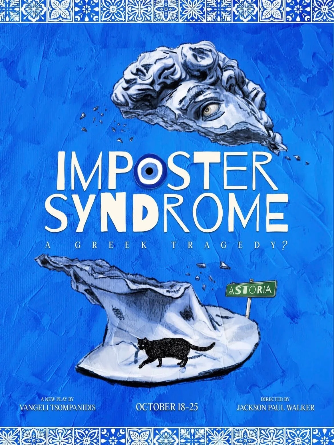 Whats Next? Catch Alexander as Yiorgos in "Imposter Syndrome" from Oct. 18-25th at The Tank!