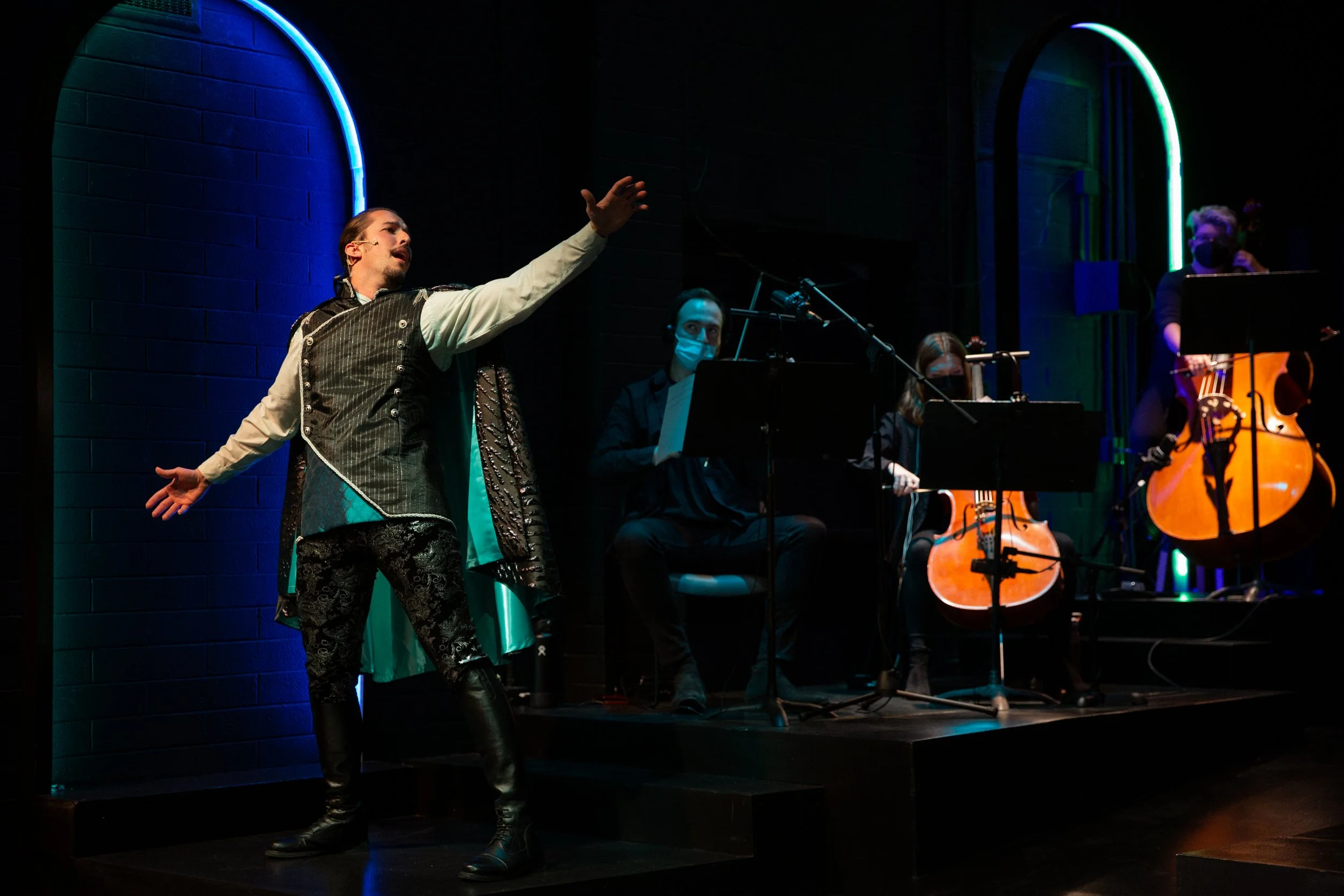 Alexander capped off his collegiate career as Duke Orsino in Pete Mills' "Illyria" at
The University of Utah.