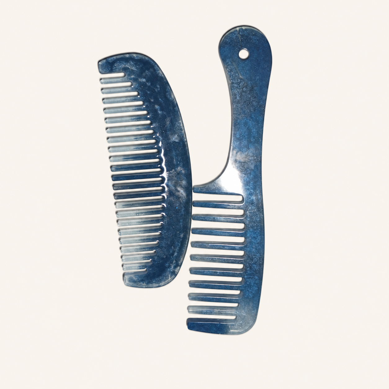 Blue Tide Resin Comb Set