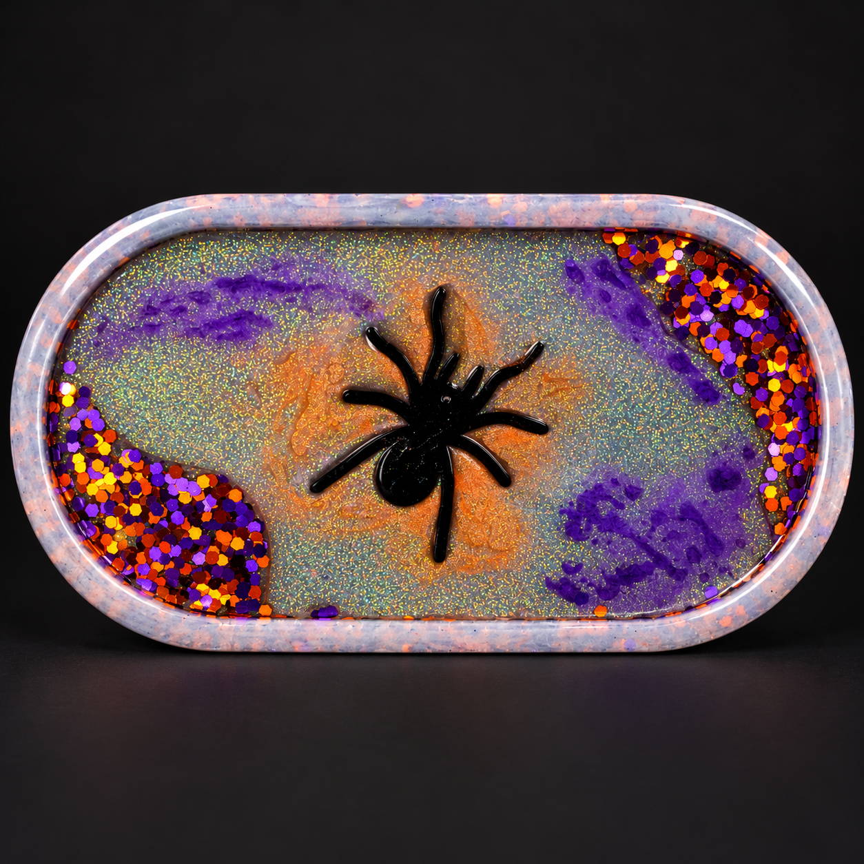 Midnight Web Resin Tray