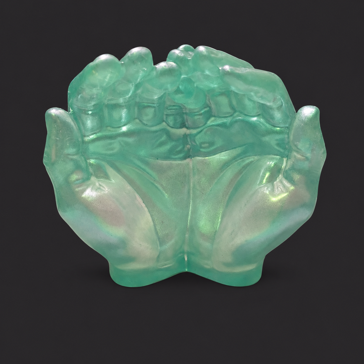 Seafoam Serenity Resin Hands