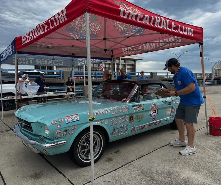 Great Race Technical Inspection before the rally begins