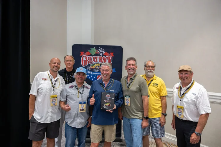 Sean Lowes and Rick McIntosh, Best of Show Race Car winners