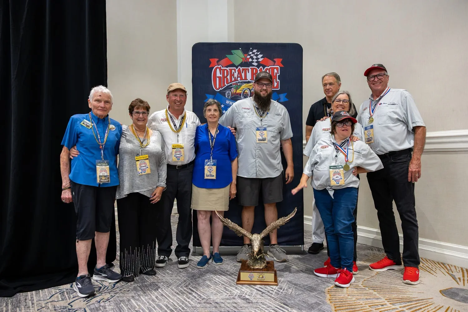 Great Race Spirit of the Event award history