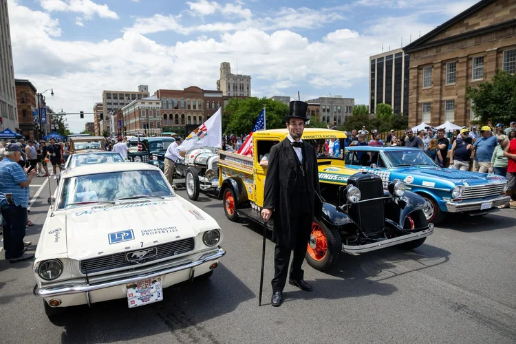 Visitors enjoying a Great Race host city
